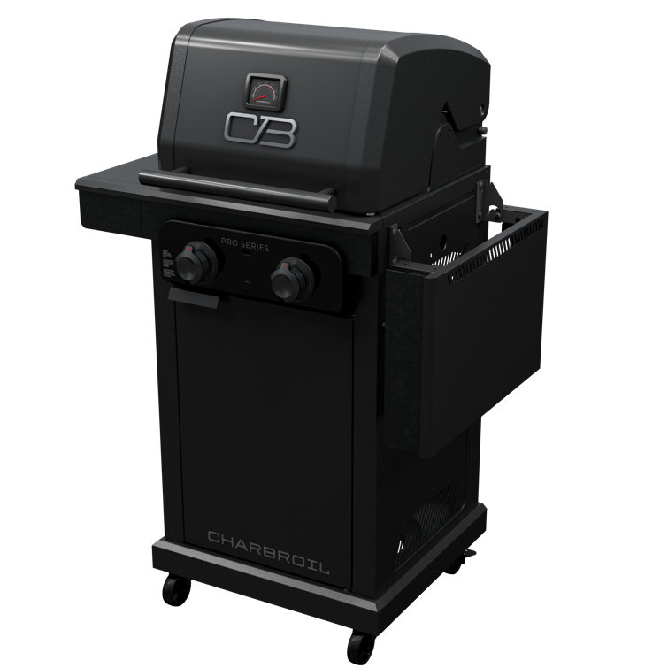 Charbroil Pro Series 2 Burner Infrared Gas Grill Matte Black